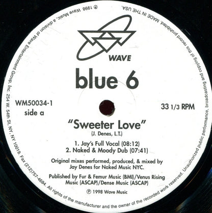 Blue 6* : Sweeter Love (12")