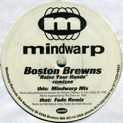 Boston Bruins : Raise Your Hands (Remixes) (12")