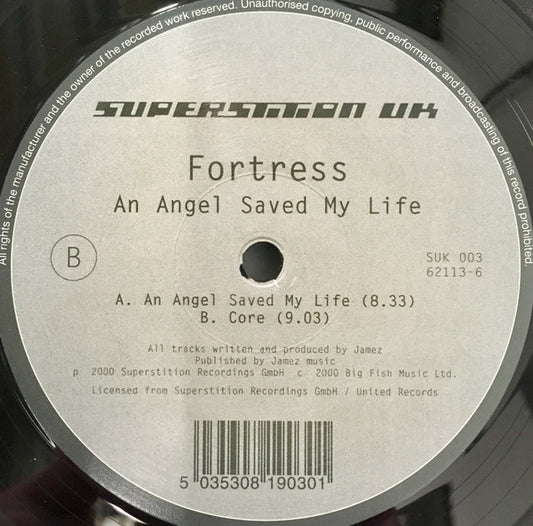 Fortress : An Angel Saved My Life (12")