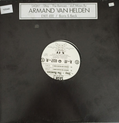 Sash !* Featuring La Trec : Stay - The Remixes (12")