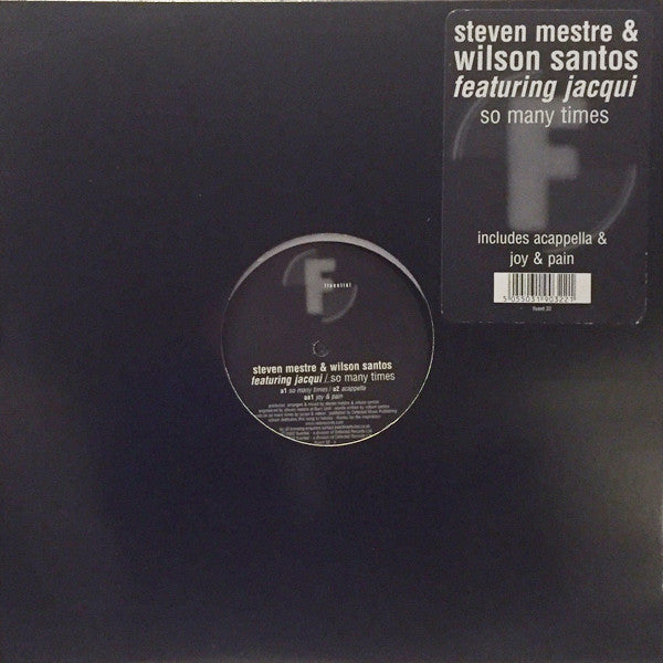 Steven Mestre & Wilson Santos Featuring Jacqui* : So Many Times (12")