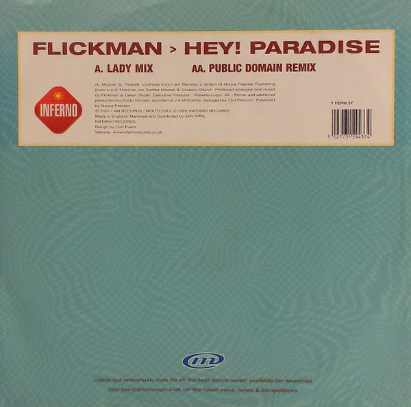 Flickman : Hey! Paradise (12")