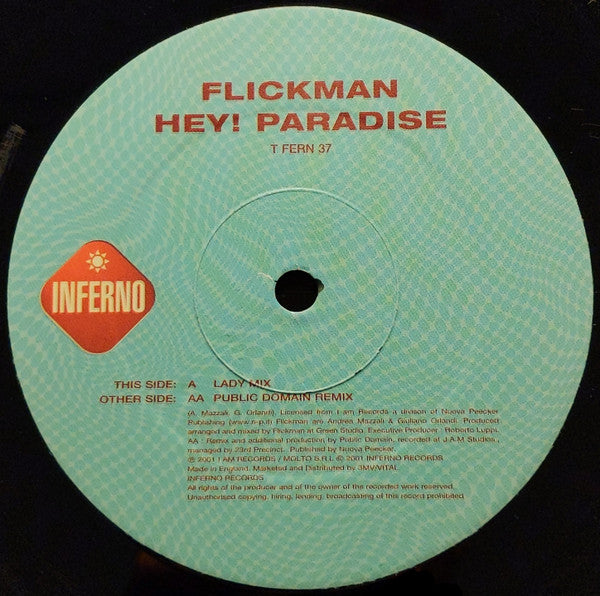 Flickman : Hey! Paradise (12")
