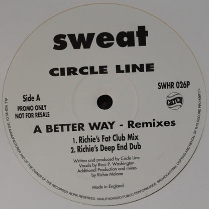 Circle Line : A Better Way - Remixes (12", Promo)