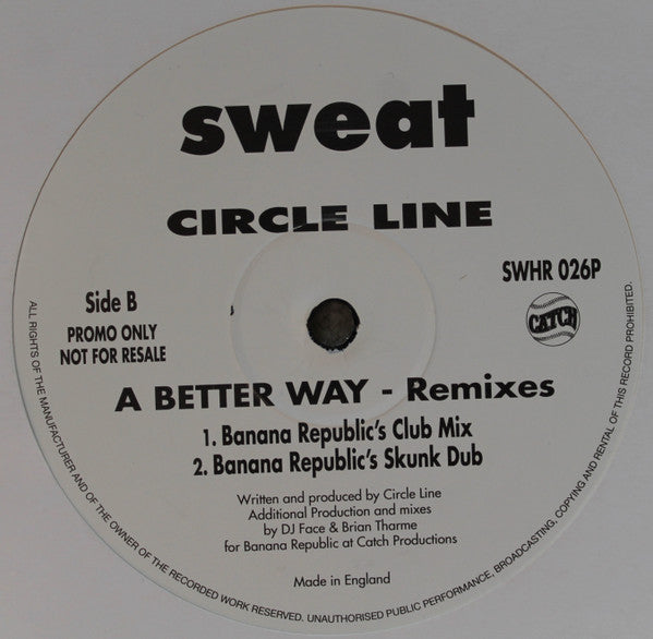 Circle Line : A Better Way - Remixes (12", Promo)