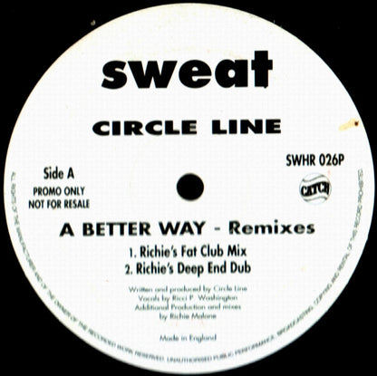 Circle Line : A Better Way - Remixes (12", Promo)