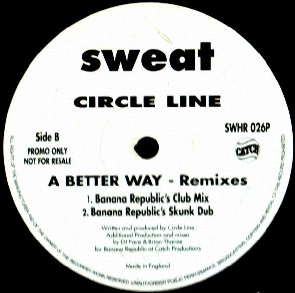 Circle Line : A Better Way - Remixes (12", Promo)