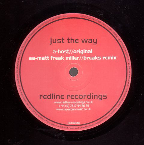 A-Host : Just The Way (12")