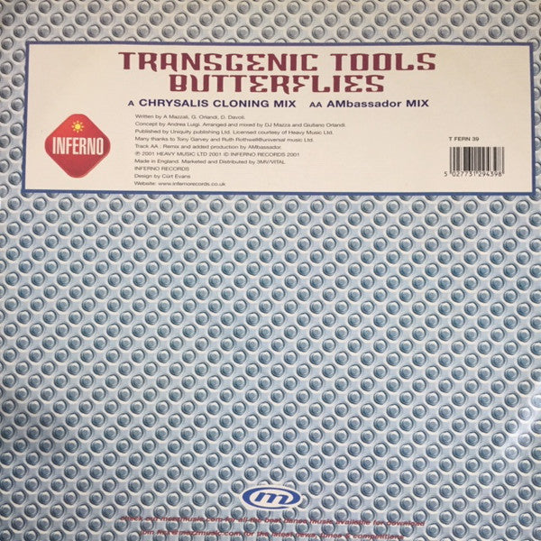 Transgenic Tools : Butterflies (12")