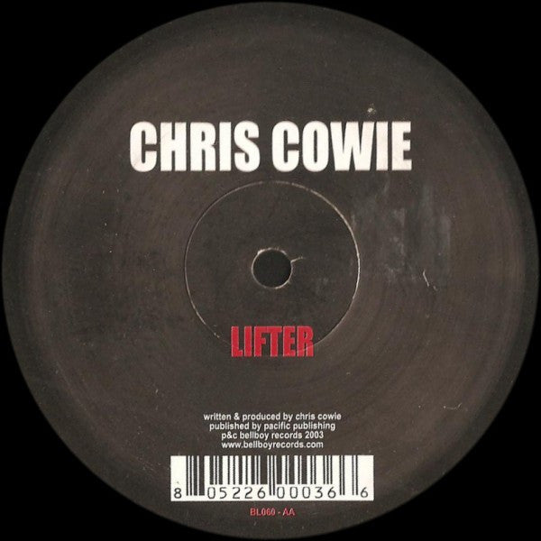 Chris Cowie : Discotek / Lifter (12")