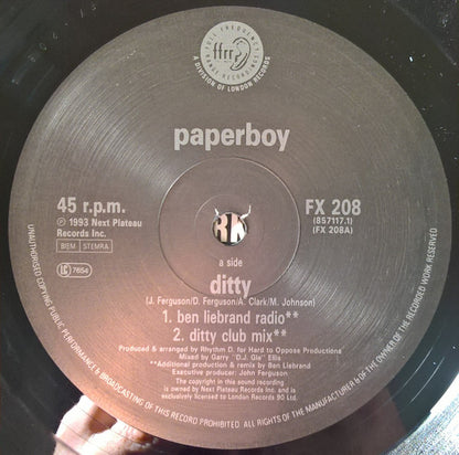 Paperboy : Ditty (12")