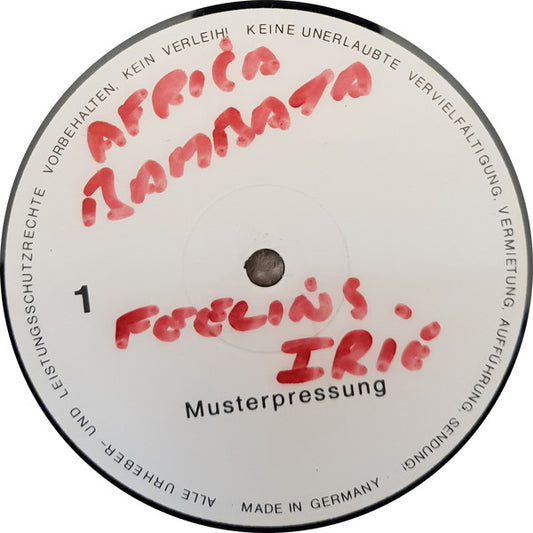 Afrika Bambaataa : Feeling Irie (12", TP)