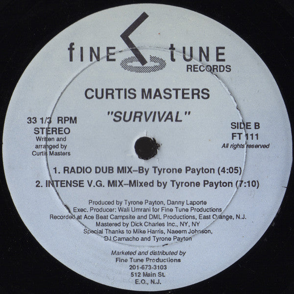 Curtis Masters : Survival (12")