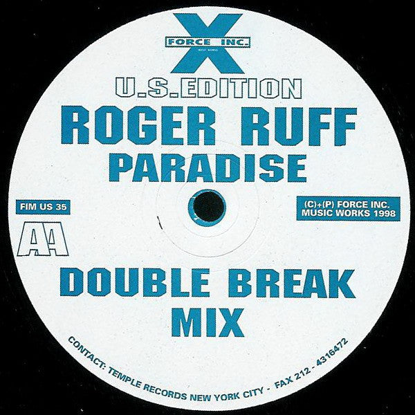 Roger Ruff : Paradise (12")