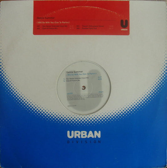 Donna Summer : I Will Go With You (Con Te Partiro) (12", Promo)