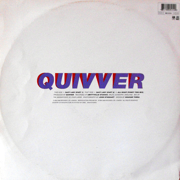 Quivver : Saxy Lady (12")