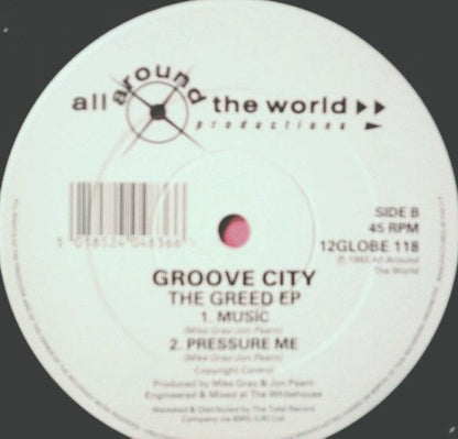 Groove City (2) : The Greed E.P. (12", EP)