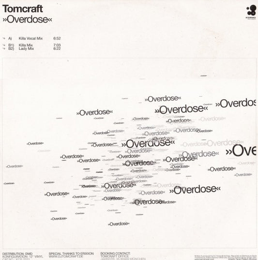 Tomcraft : Overdose (12")