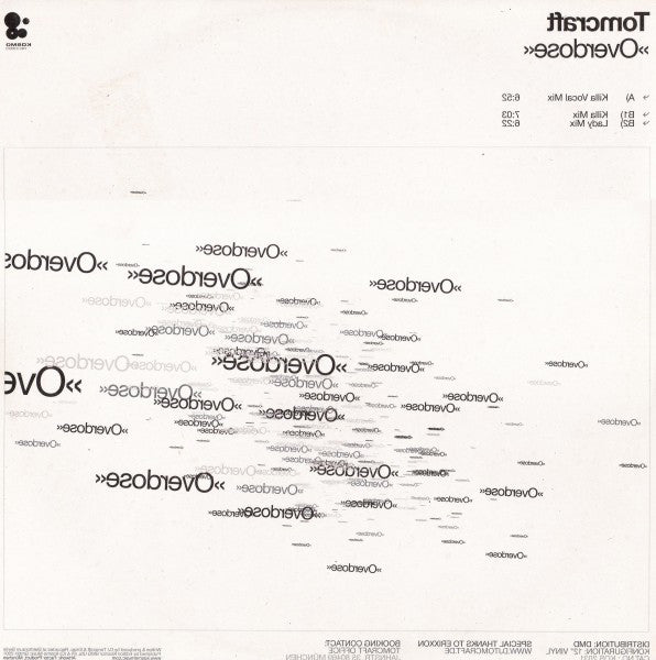 Tomcraft : Overdose (12")