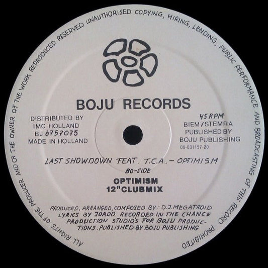 Last Showdown Feat. T.C.A. (2) : Optimism (12")