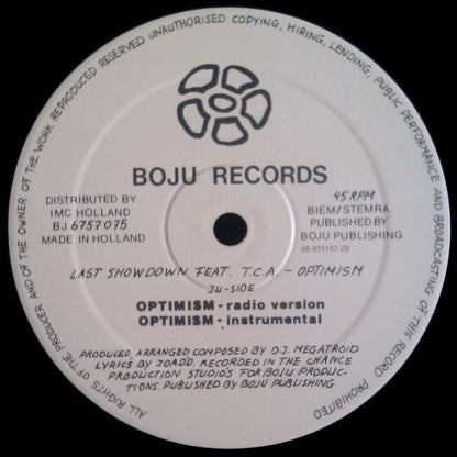 Last Showdown Feat. T.C.A. (2) : Optimism (12")