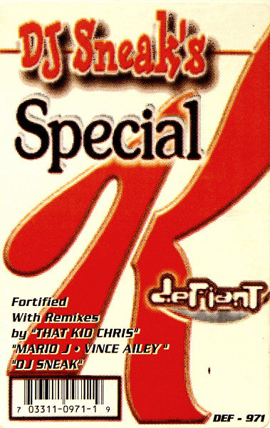 DJ Sneak : Special K (12", Promo)