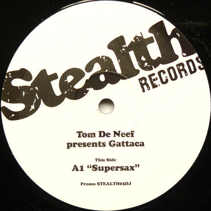 Tom De Neef Presents Gattaca (2) : Supasax EP (12", EP, Promo)