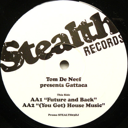Tom De Neef Presents Gattaca (2) : Supasax EP (12", EP, Promo)