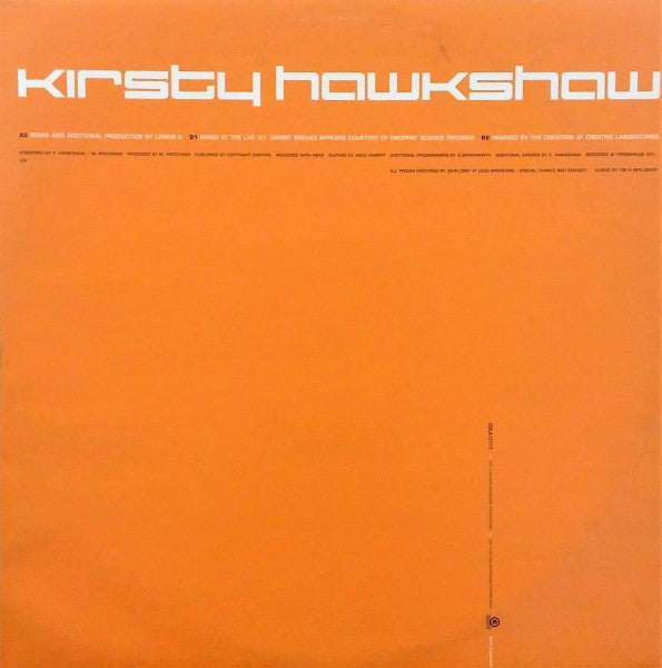 Kirsty Hawkshaw : Sci-Clone (12")