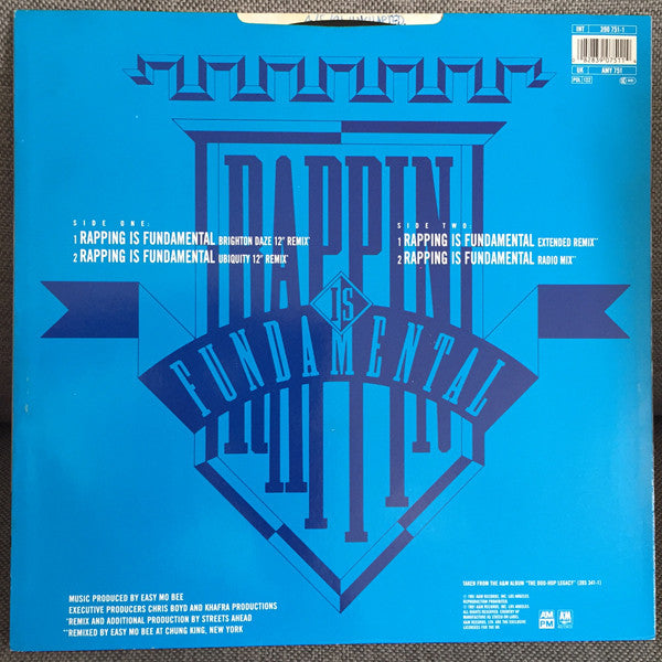 Rappin' Is Fundamental : Rapping Is Fundamental (12")