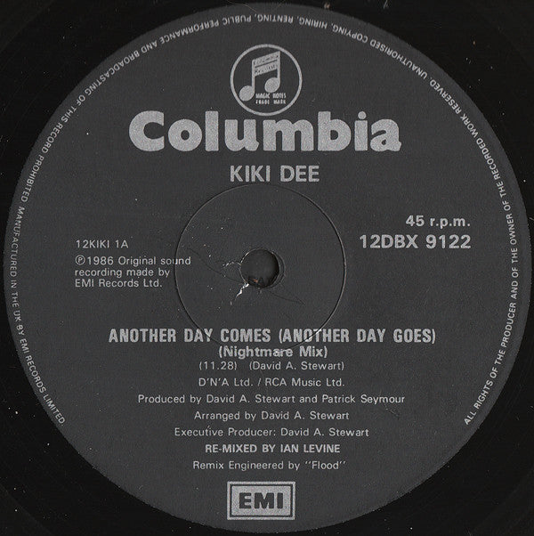 Kiki Dee : Another Day Comes (Another Day Goes) (Nightmare Mix) (12", Single)