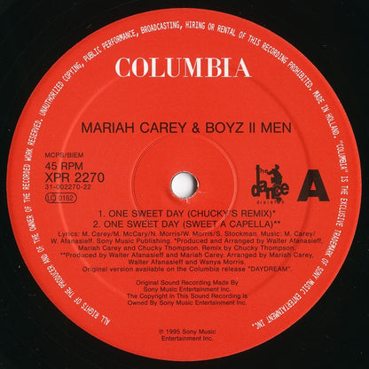 Mariah Carey : One Sweet Day (Chucky's Remix) (12", Promo)