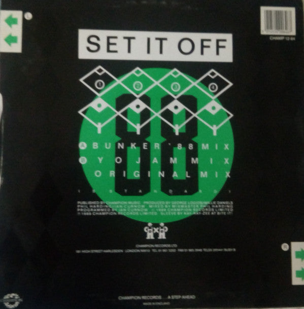 Harlequin 4's* / Bunker Kru : Set It Off (Bunker '88 Mix) (12")