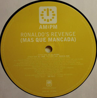 Ronaldo's Revenge : Mas Que Mancada (12", Single)