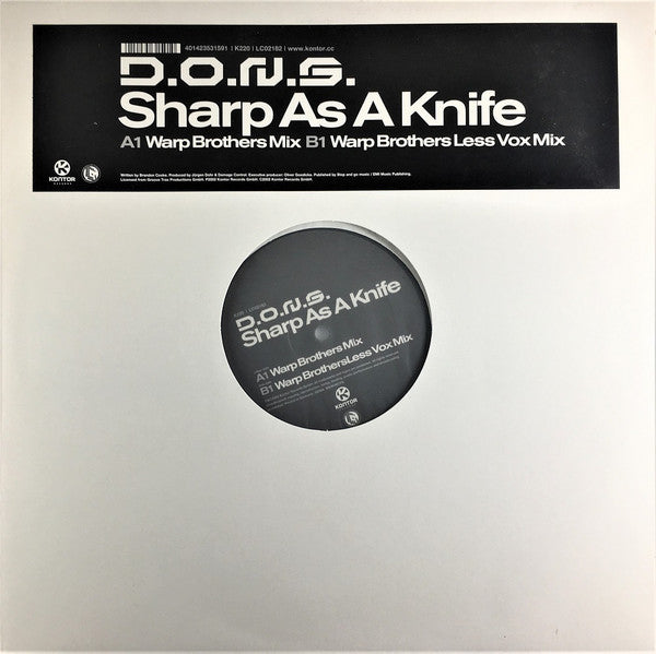 D.O.N.S. : Sharp As A Knife (12")