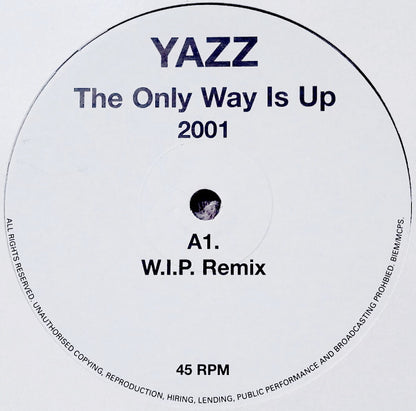 Yazz : The Only Way Is Up 2001 (12", Unofficial)