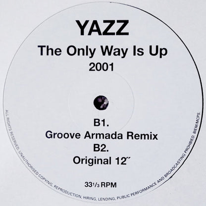 Yazz : The Only Way Is Up 2001 (12", Unofficial)