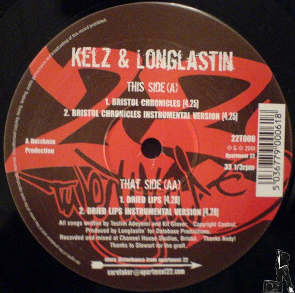 Kelz & Longlastin : Bristol Chronicles / Dried Lips (12")