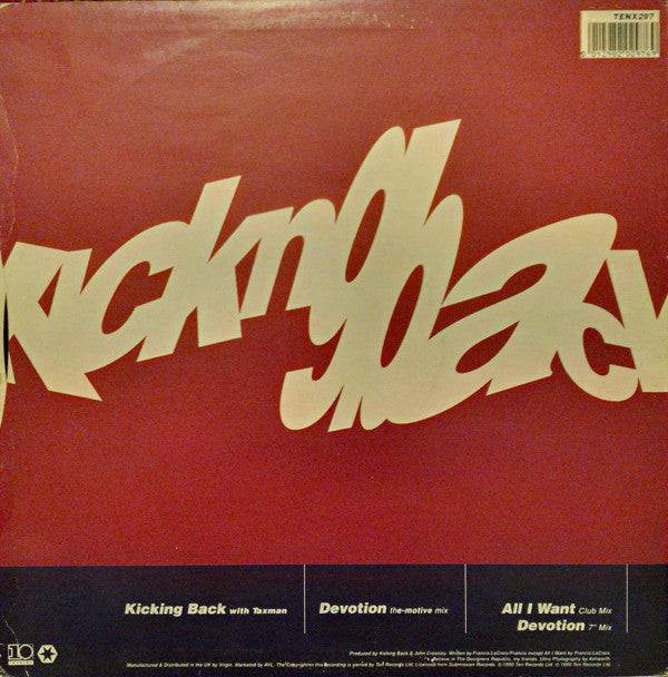 Kicking Back With Taxman : Devotion (ThE-Motive Mix) (12")