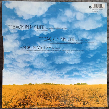 Joe Roberts : Back In My Life (The Justavibe And Breathless Mix) (12", Single)