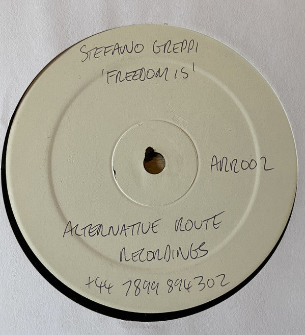 Stefano Greppi : Freedom Is... (12", W/Lbl)