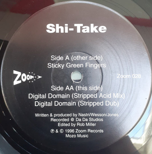 Shi-Take : Sticky Green Fingers / Digital Domain (12")