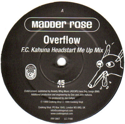 Madder Rose : Overflow (12")