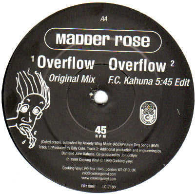 Madder Rose : Overflow (12")