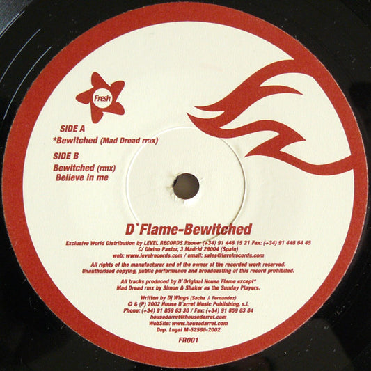 D'Flame : Bewitched (12")