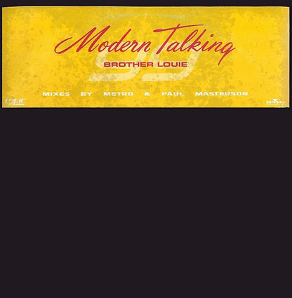 Modern Talking : Brother Louie '99 (12", S/Sided, Single, Promo + 12", Single, Promo)