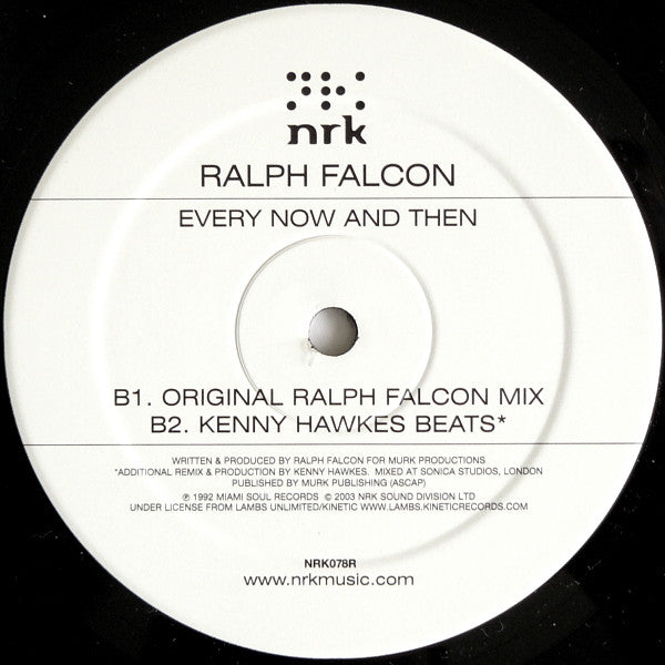 Ralph Falcon : Every Now And Then (12", Promo)