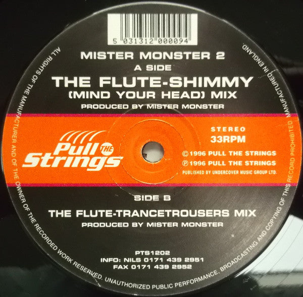 Mister Monster 2* : The Flute-Shimmy (12")