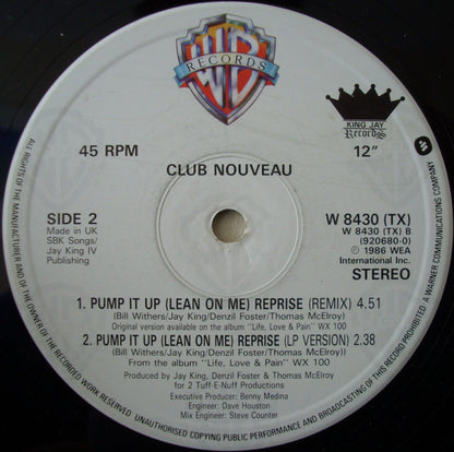 Club Nouveau : Lean On Me (12")