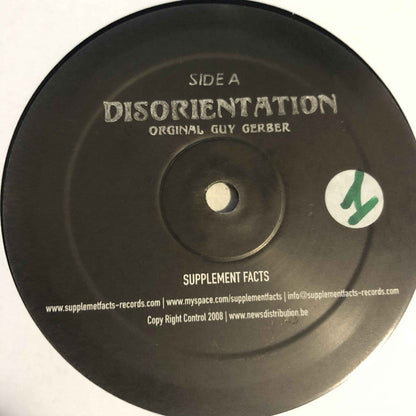 Guy Gerber : Disorientation (12")